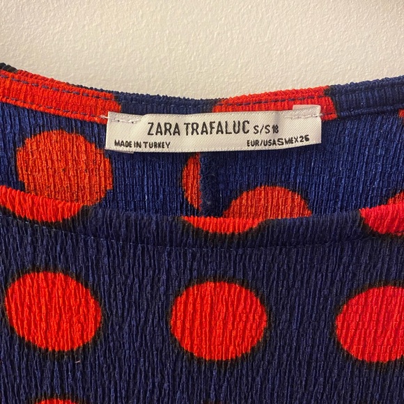Zara Polkadot Dress S - Picture 3 of 4